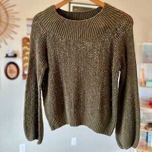 Billabong Lightweight Knit Sweater in Green - Size M